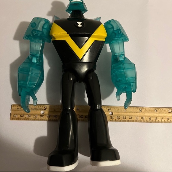 Diamond Head Ben 10-action Figure 10’ Playmates Cartoon Network - Picture 7 of 7